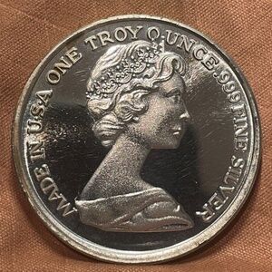 Vintage 1987 Mc Fine Silver .999 Maple Leaf Made In Usa Round! 205195413436